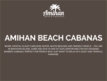 Tablet Screenshot of amihan-beach.com